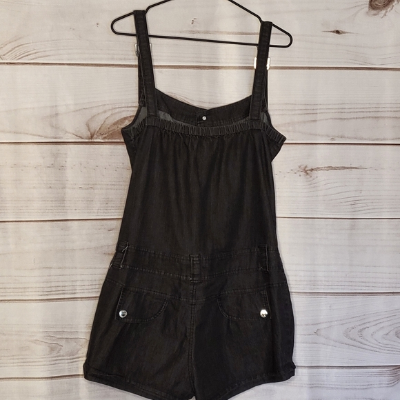 Cello Jeans Women's Romper, Black, L - Picture 2 of 2